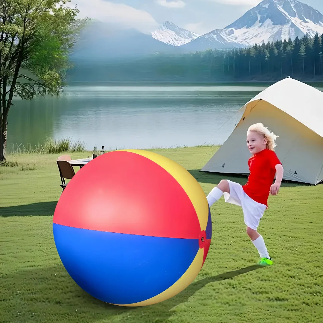 New Outdoor Gmaes Fun Toys Giant Outdoor Beach Ball Colorful PVC Inflatable Ball for Beach and Backyard pool Family Activities