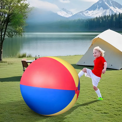 New Outdoor Gmaes Fun Toys Giant Outdoor Beach Ball Colorful PVC Inflatable Ball for Beach and Backyard pool Family Activities