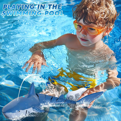 RC Monster Shark Remote Control toy robot. Radio Controlled Boats for swimming pools.