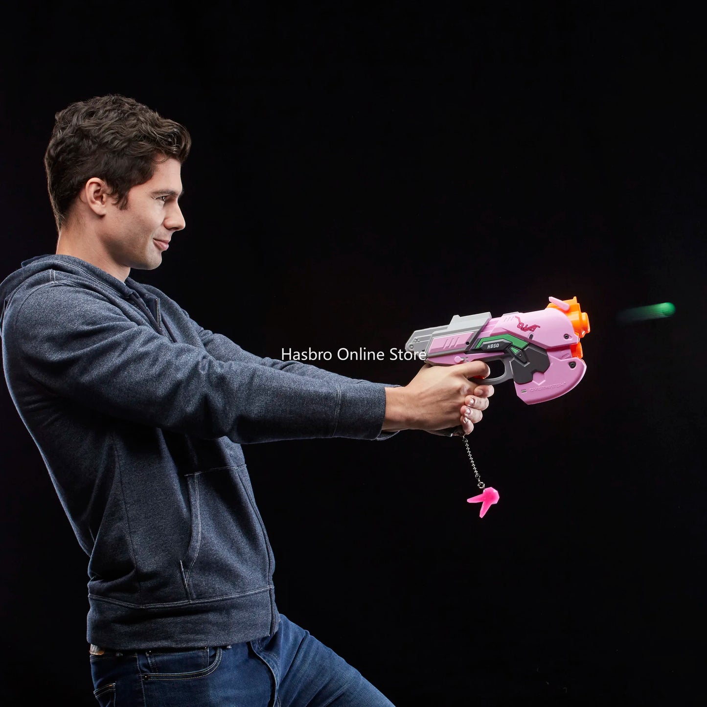 Hasbro Nerf Overwatch D.Va Rival Blaster with 3 Overwatch Rival Rounds. Toy gun for Kids & Boys