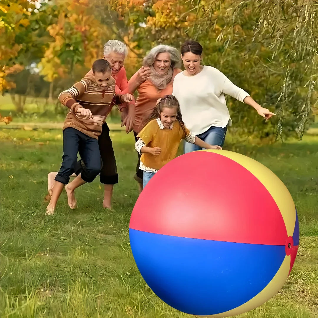 New Outdoor Gmaes Fun Toys Giant Outdoor Beach Ball Colorful PVC Inflatable Ball for Beach and Backyard pool Family Activities