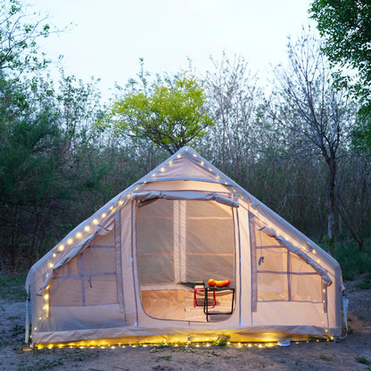 Inflatable water-resistant  camping tent 4-8 people