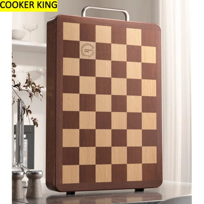 COOKER KING Solid Wood Cutting Board Multi-Purpose Chopping Board for Kitchen & Cutting Pizza, Cheese and Serving Board