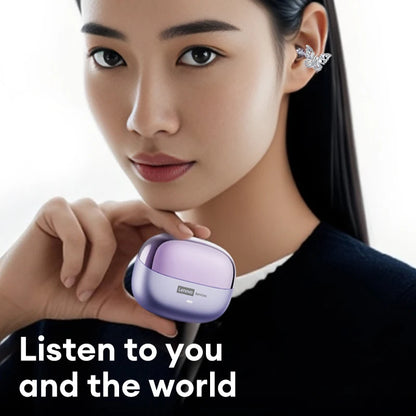 Lenovo LE302 OWS Ear clip Wireless Earphones. Low Latency, HD Call Quality Bluetooth Headphones.