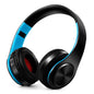 Black &Gold Wireless Headphones.  Stereo Headset for Gaming with Built-in MIC. Universal for Android and iOS