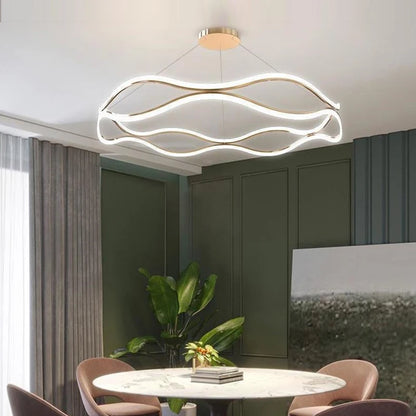Modern Minimalist Chandelier. Nordic Luxury Living Room LED Ceiling Lamps. Home Decor Designer Bedroom Hanging Lights