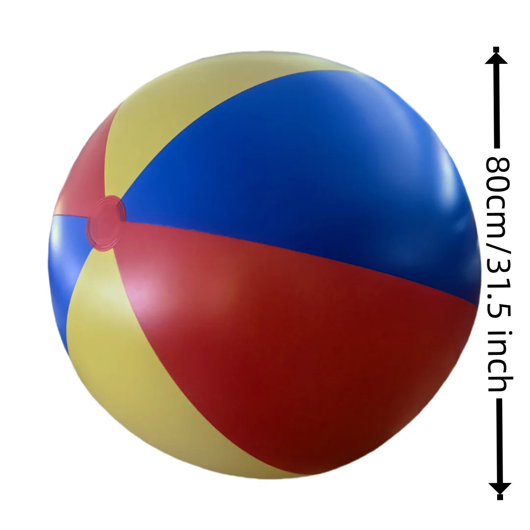New Outdoor Gmaes Fun Toys Giant Outdoor Beach Ball Colorful PVC Inflatable Ball for Beach and Backyard pool Family Activities
