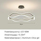 Modern Minimalist Chandelier. Nordic Luxury Living Room LED Ceiling Lamps. Home Decor Designer Bedroom Hanging Lights
