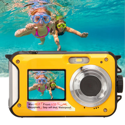Full HD 2.7K 48MP 10ft Waterproof Underwater Digital Camera with 16X Digital Zoom