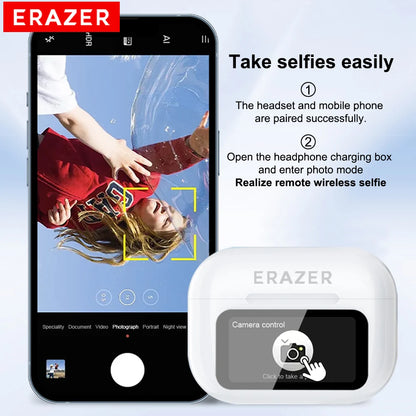 Lenovo ERAZER NEW Airs Pro Wireless Bluetooth Earphones with Touch Screen. With Noise Reduction Capability.