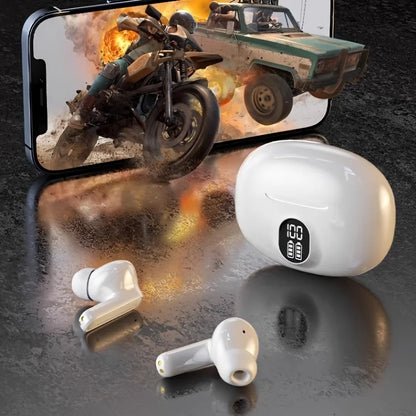 Wireless Headphones Bluetooth Earpods. Sports Stereo with Noise Canceling & Microphone comes with LED lights