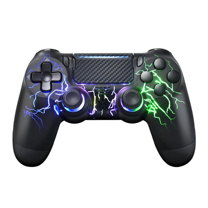 Wireless Controller BG-4 for PS4 with Touch Pad,Hall joystick,9 Lights & 3.5MM Audio Jack. Also, works for for PS3/PS5