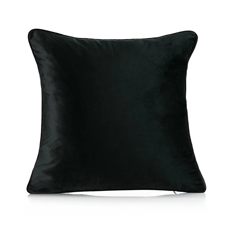 Modern simple Cushion black and white Chenille jacquard Pillow