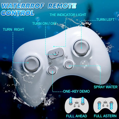 RC Monster Shark Remote Control toy robot. Radio Controlled Boats for swimming pools.