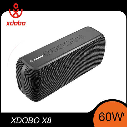 XDOBO X8 60W Portable Speakers Bluetooth Bass with Sub woofer Wireless Waterproof