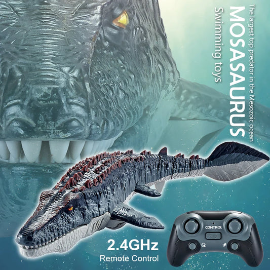2.4G Remote Control Mosasaurus Dinosaur Pool Water Monster. Outdoor Toys for Boys, Girls & Kids