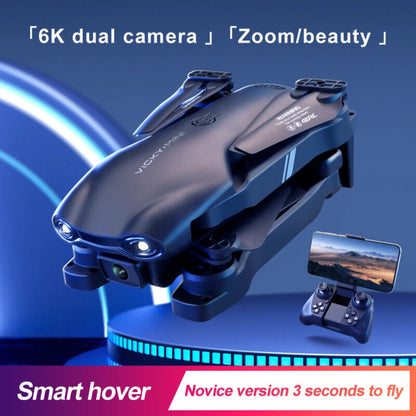 Latest V13 Foldable Drone, 6K HD Dual Lens Camera, WiFi FPV Real-time Transmission, Portable Travel Camera Drone for Beginners Adults Outdoor Shooting