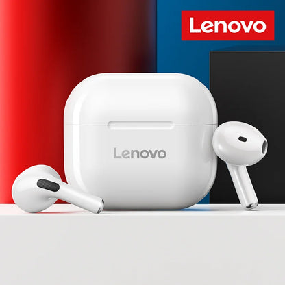 Original Lenovo LP40 Wireless Bluetooth Earbud with Controls & Long Standby hours.