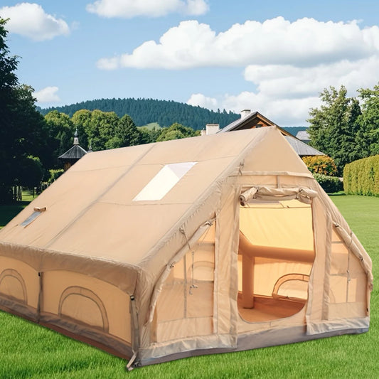 Inflatable water-resistant  camping tent 4-8 people