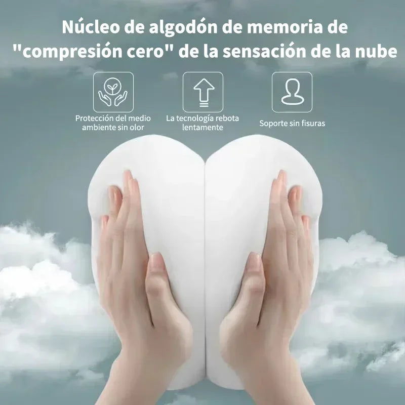 Memory Foam Lumbar Back Cushion for Car, Office, Gaming Chairs and Postpartum Waist Support Multi Functional Pain Relief Pillow