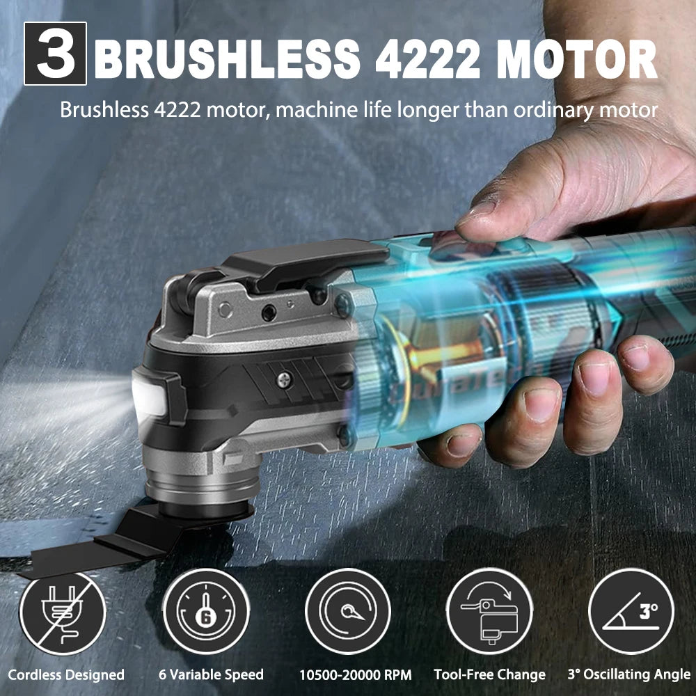 Cordless Oscillating Multi Tool 6 Gears