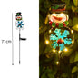 LED Snowman Solar Garden Light Outdoor for Christmas themed Pathway Decoration