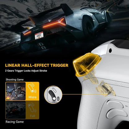 Mamba One V2 Screen Interactive Wireless Gaming Controller for iOS/Android/Switch/PC  Hall Effect,1800mAh with Charging Dock