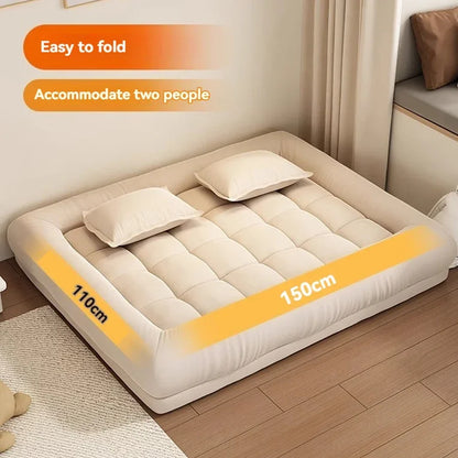 Folding Sofa bed, dual-use simple single or double bed for living room and small rooms