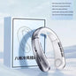8000mAh Electric Hanging Neck Fan Portable Bladeless Mini Rechargeable with LED Digital Display Air Cooler For Outdoor