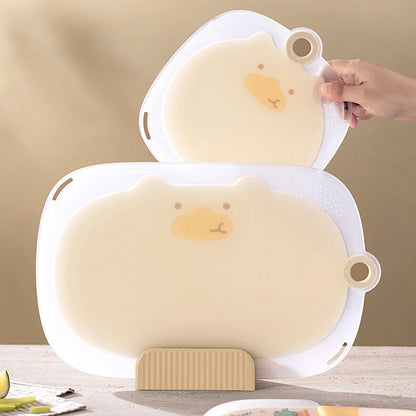 Food Grade Antibacterial Anti-Mold Baby Food Cutting Board, Kitchen Chopping Board for Fruits Vegetables Meat