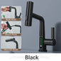 Waterfall Pull Out Kitchen Faucet, Intelligent Digital Display Cold & Hot Mixer