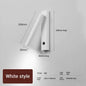 Minimalist Rotatable Wall Sconce with Switch Home Decor. Study Bedroom Bedside Reading Lamp. Spotlight LED Adjustable Angle Wall Lamp