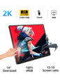 ZSUS 2160*1440  14-inch 2K Portable Monitor 60HZ For Laptop, XBox, PS4/5, Switch, TV Box, Cell Phone & PC