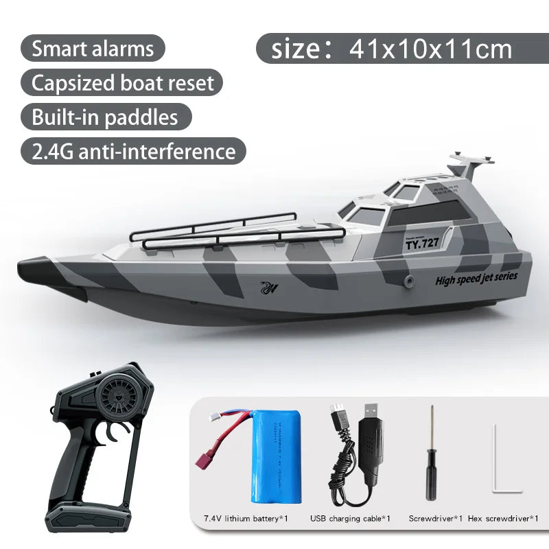 2.4GHz TY727 RC TURBO JET PUMP High-Speed Remote Control Boat