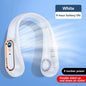 8000mAh Electric Hanging Neck Fan Portable Bladeless Mini Rechargeable with LED Digital Display Air Cooler For Outdoor