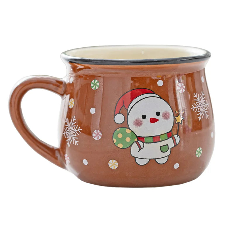 150ML Ceramic Christmas Mugs for Office or Home use. Best for Gifts
