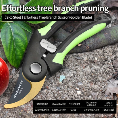 Multifunctional Garden Trimming Tool, Heavy-Duty Sharp Manual Trimmer, Professional And Durable Plant Pruning Scissors