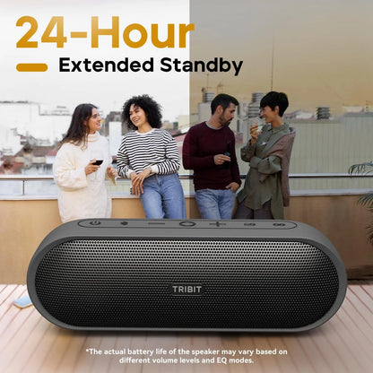 TRIBIT XSound Plus 2 Portable Bluetooth Speaker, IPX7 Waterproof Wireless Speaker