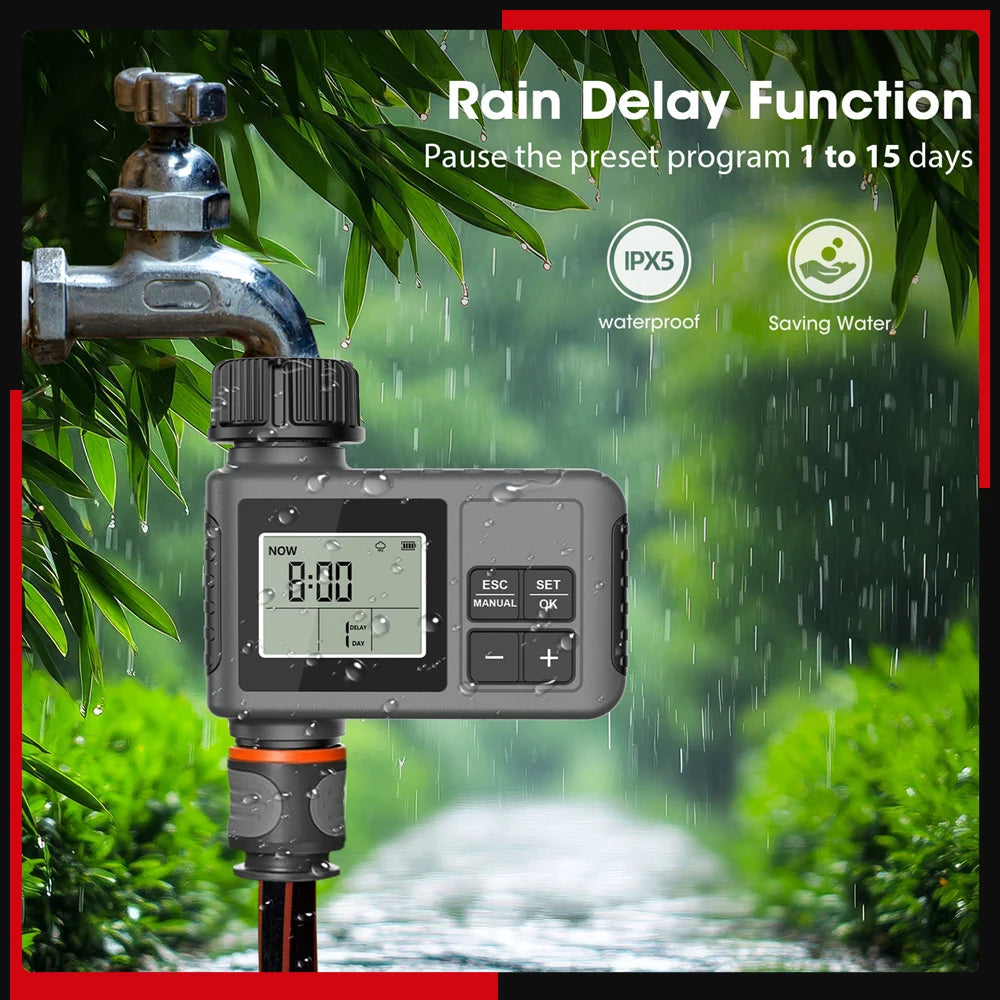 Water Timer Irrigation System Programmable Garden Watering Sprinkler