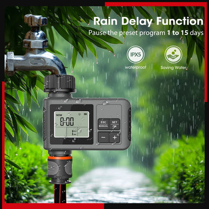 Water Timer Irrigation System Programmable Garden Watering Sprinkler