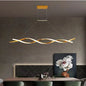 Minimalist LED Chandelier for Dining Room. Modern Geometric Kitchen Pendant Light Simple Home Decor