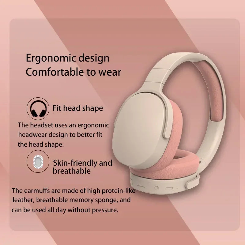 Hot Selling Wireless Headsets. Bluetooth 5.3 Over-ear Earphone. Hifi Game Stereo Earbuds With Mic