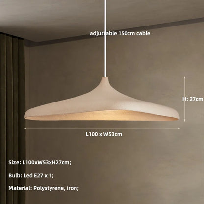 Japan Wabi Sabi Led Pendant Lights Luxury E27 Ceiling Chandelier Home Decor