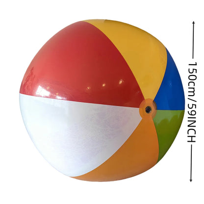 New Outdoor Gmaes Fun Toys Giant Outdoor Beach Ball Colorful PVC Inflatable Ball for Beach and Backyard pool Family Activities