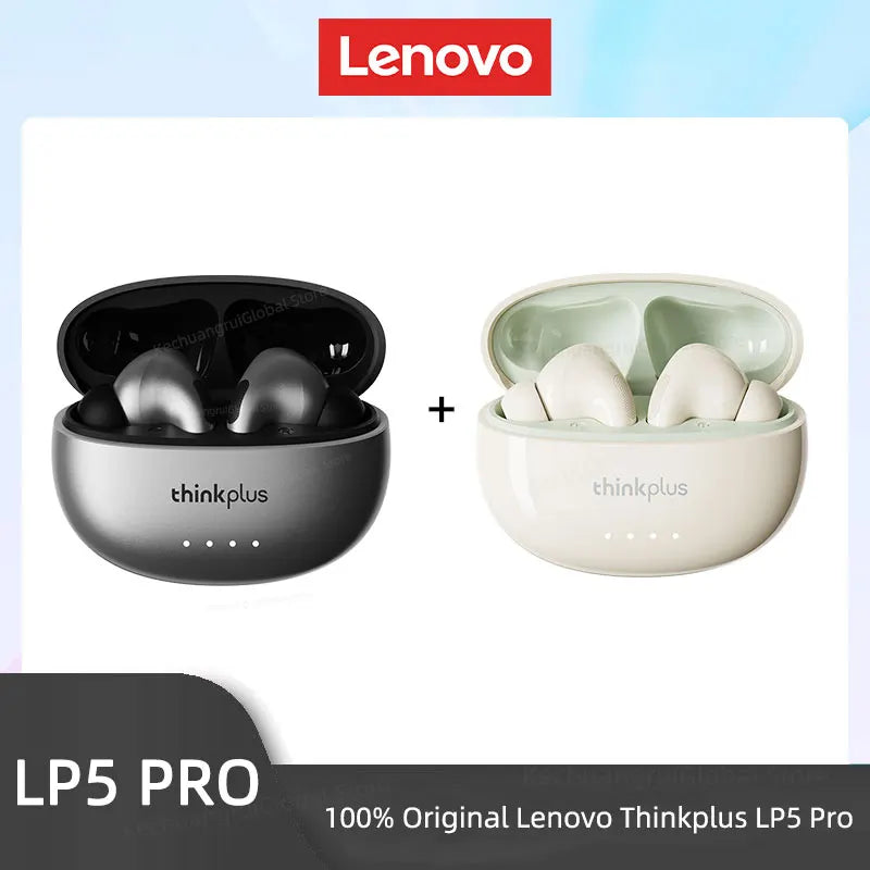 Lenovo LP5 PRO Wireless Bluetooth 5.4 Earphones TWS HiFi Sound for Gaming Earbuds