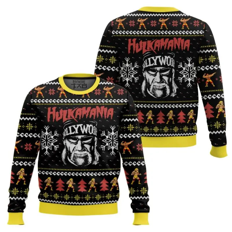 Whatcha Gonna Do Brother? Hulk Hogan Sweater. Winter Holiday Pullover Christmas Party Gift for Men