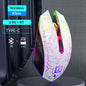 Bluetooth 5.2 Mouse RGB 2.4G Wireless Mouse, Dual-Mode Gaming Silent Mouse For MacBook, Tablets & Laptop / Desktop Computers