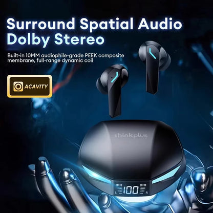 New Lenovo XT53 Wireless  5.4 Earbuds with LED Digital Display and Waterproof Gaming Earbuds