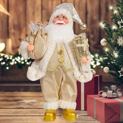 12in Standing Santa Claus Doll, Christmas Tree Decorations