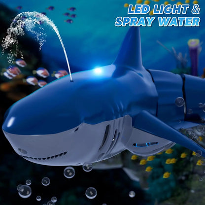RC Monster Shark Remote Control toy robot. Radio Controlled Boats for swimming pools.